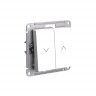 Выключатель для жалюзи Systeme Electric AtlasDesign 10А, лотос