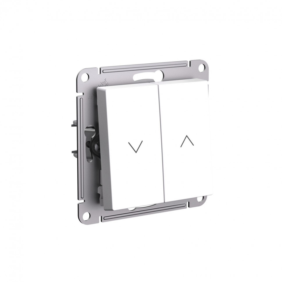 Выключатель для жалюзи Systeme Electric AtlasDesign 10А, лотос фото 1 — Multielectrika