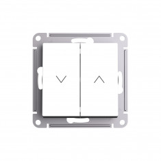 Выключатель для жалюзи Systeme Electric AtlasDesign 10А, лотос &mdash; Multielectrika