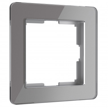 Рамка из акрила на 1 пост Acrylic графит W0012704 — Multielectrika