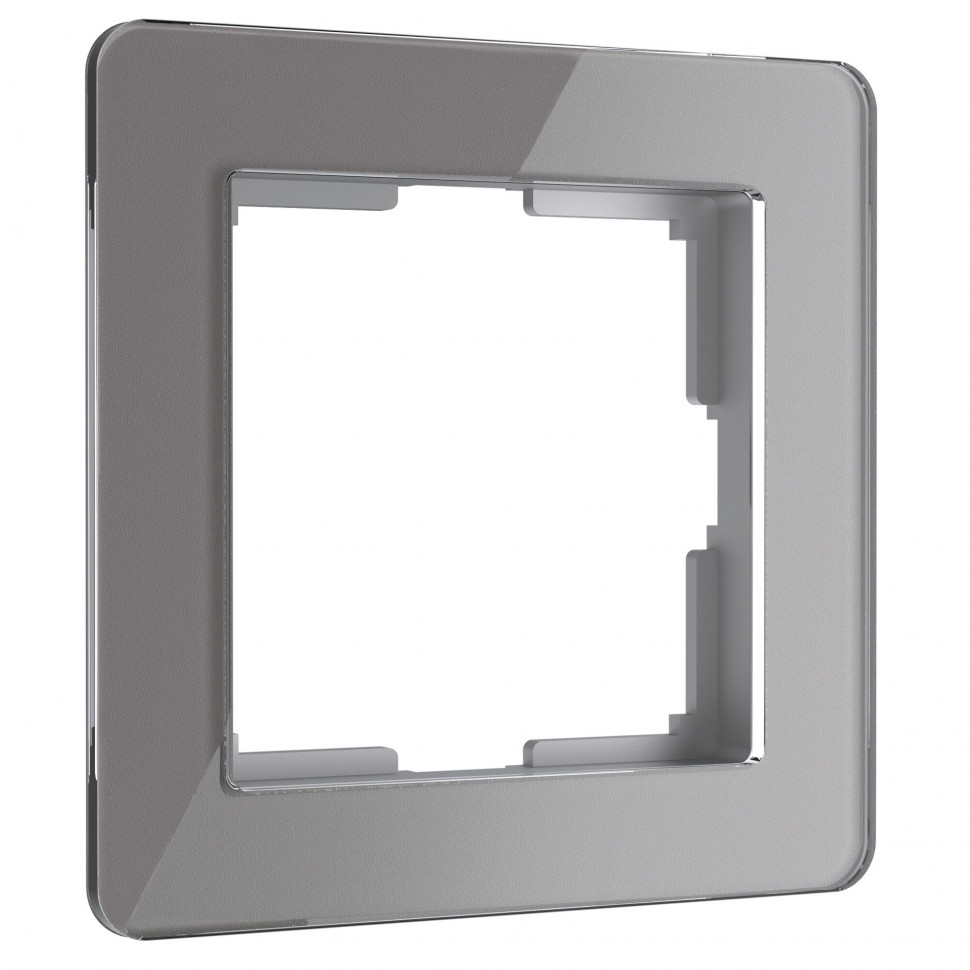 Рамка из акрила на 1 пост Acrylic графит W0012704 фото 1 &mdash; Multielectrika