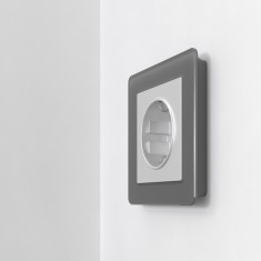 Рамка из акрила на 1 пост Acrylic графит W0012704 &mdash; Multielectrika