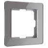 Рамка из акрила на 1 пост Acrylic графит W0012704 фото 1 &mdash; Multielectrika