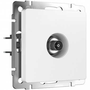 ТВ-розетка оконечная (белый матовый) W1183061 — Multielectrika