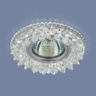 Точечный светильник с LED подсветкой 2212 MR16 CL прозрачный — Multielectrika