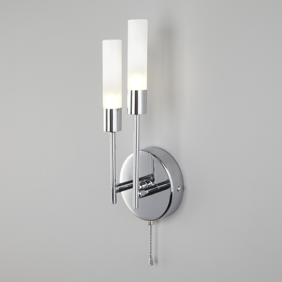 Настенный светильник 571/2 хром / белый фото 1 &mdash; Multielectrika
