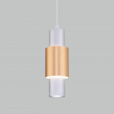 Подвесной светодиодный светильник 50204/1 LED матовое серебро/матовое золото &mdash; Multielectrika