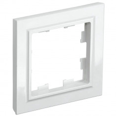 Рамка на 1 пост IEK Brite РУ-1-БрБ белый &mdash; Multielectrika