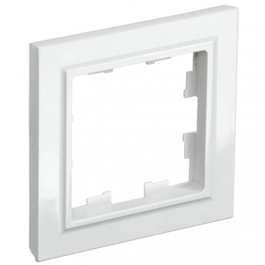 Рамка на 1 пост IEK Brite РУ-1-БрБ белый — Multielectrika