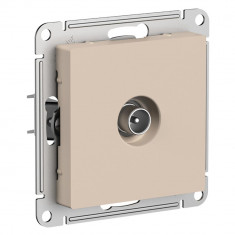 Розетка TV Systeme Electric AtlasDesign одиночная, коннектор, песочный &mdash; Multielectrika