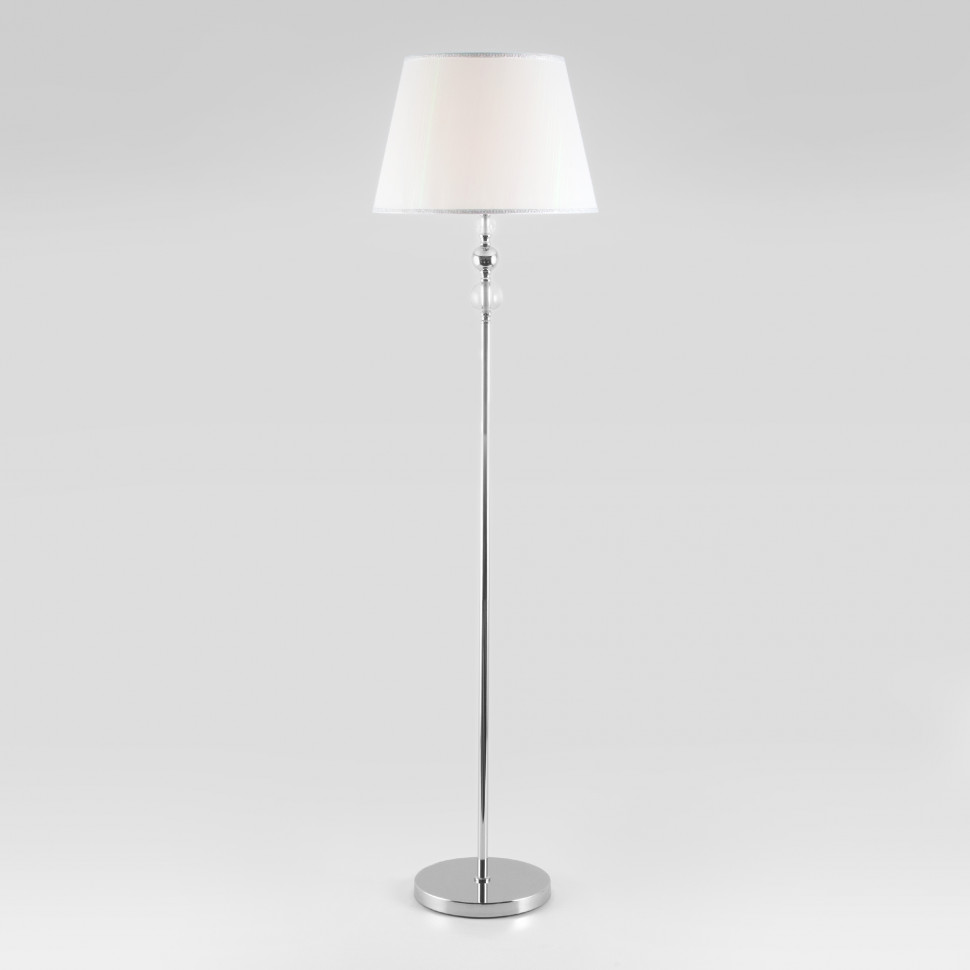 Торшер классический с абажуром 01072/1 хром фото 1 — Multielectrika