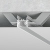 Алюминиевый профиль для натяжного потолка для светодиодной ленты серебристый с белым рассеивателем (под ленту до 13,5 мм) LL-2-ALP023 фото 9 &mdash; Multielectrika