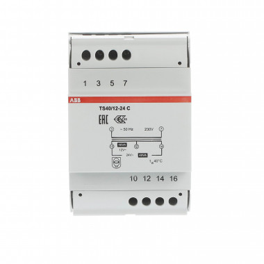 Трансформатор разделит. безопасности ABB TS40/12-24C — Multielectrika