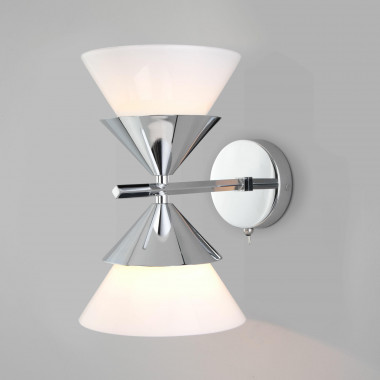 Настенный светильник со стеклянными плафонами 70138/2 хром &mdash; Multielectrika