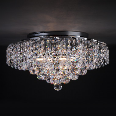 Потолочная люстра с хрусталем 16017/9 хром — Multielectrika