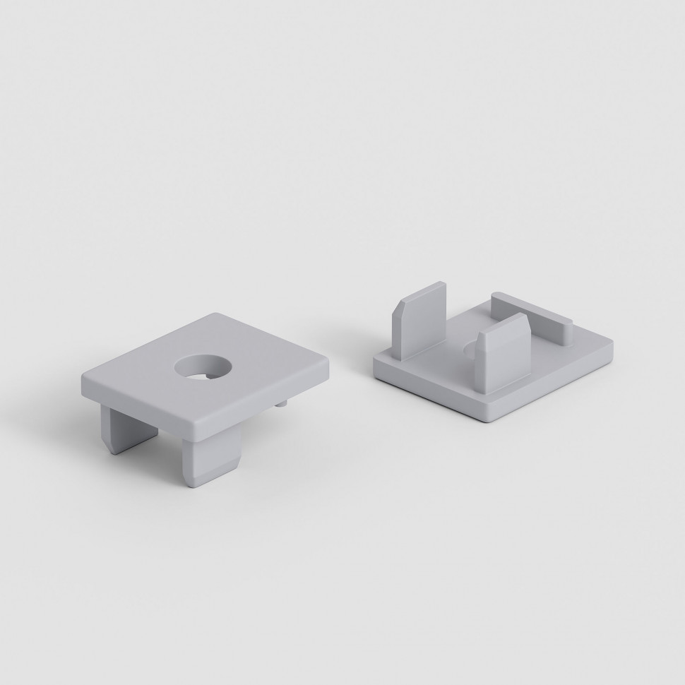 Заглушки для встраиваемого алюминиевого профиля для подсветки ступеней LL-2-ALP025 (2 шт.) ZLL-2-ALP025 фото 1 — Multielectrika