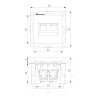 Розетка двойная Ethernet RJ-45 (белый матовый) W1181161 фото 4 &mdash; Multielectrika