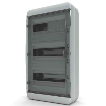 Щит распределительный навесной Tekfor C IP65 на 36 модулей с прозрачной дверцей фото 1 — Multielectrika