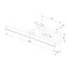 Светильник настенный светодиодный Monza черный 40156/LED фото 17 &mdash; Multielectrika