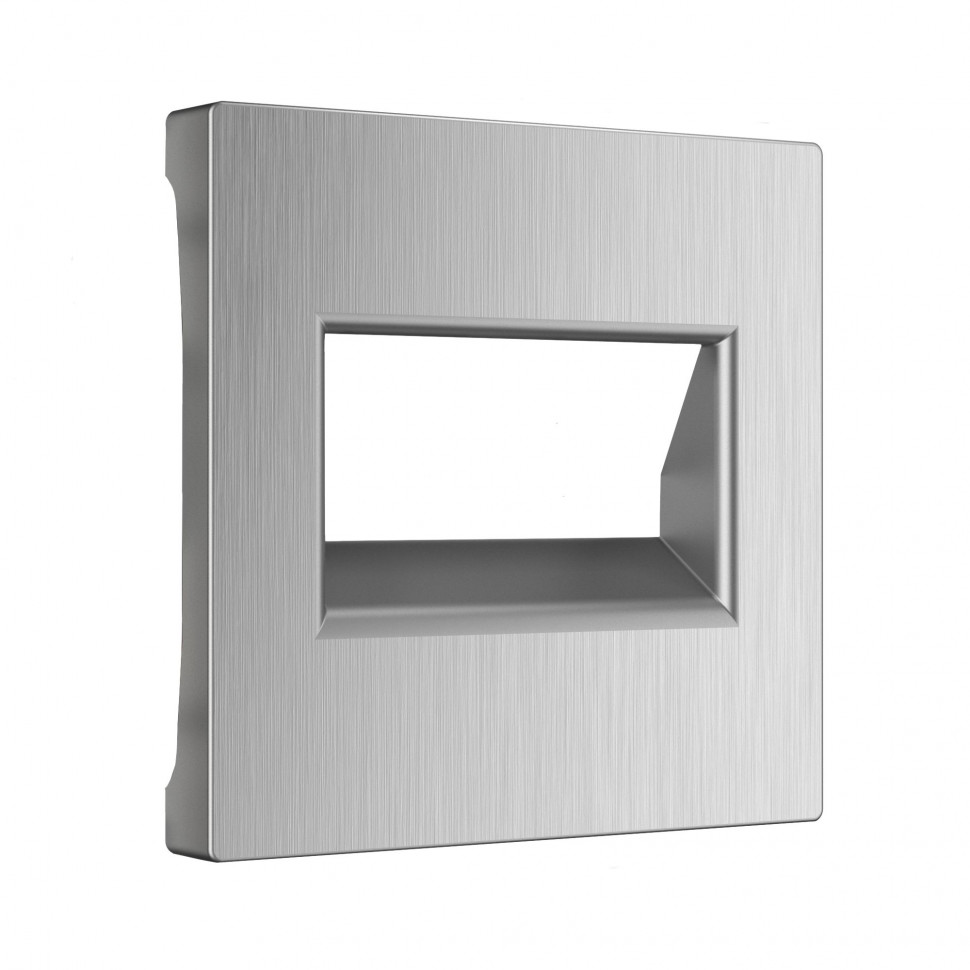 Накладка для двойной розетки Еthernet RJ-45 (серебряный рифленый) WL09-RJ45+RJ45-CP фото 1 — Multielectrika