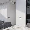 Умный сенсорный выключатель двухклавишный (шампань) W4523011 фото 5 &mdash; Multielectrika