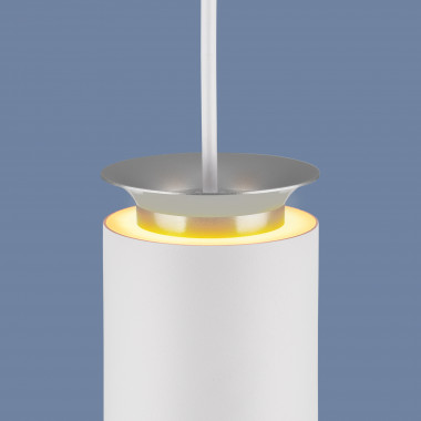 Подвесной светодиодный светильник DLS021 9+4W 4200К белый матовый/серебро — Multielectrika