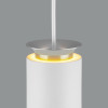 Подвесной светодиодный светильник DLS021 9+4W 4200К белый матовый/серебро фото 9 — Multielectrika