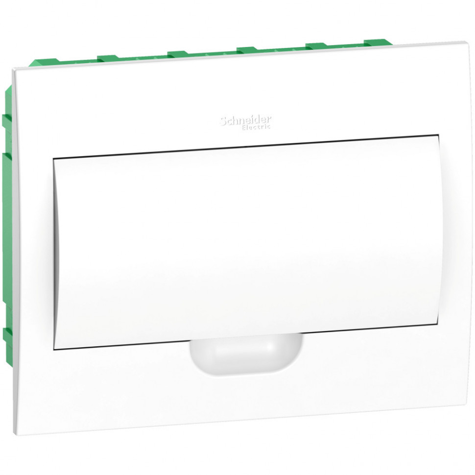 Корпус встраиваемый Systeme Electric City9 Box с белой дверцей 1ряд/12мод фото 1 — Multielectrika