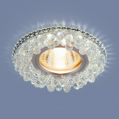 Точечный светильник с LED подсветкой 2211 MR16 CL прозрачный — Multielectrika