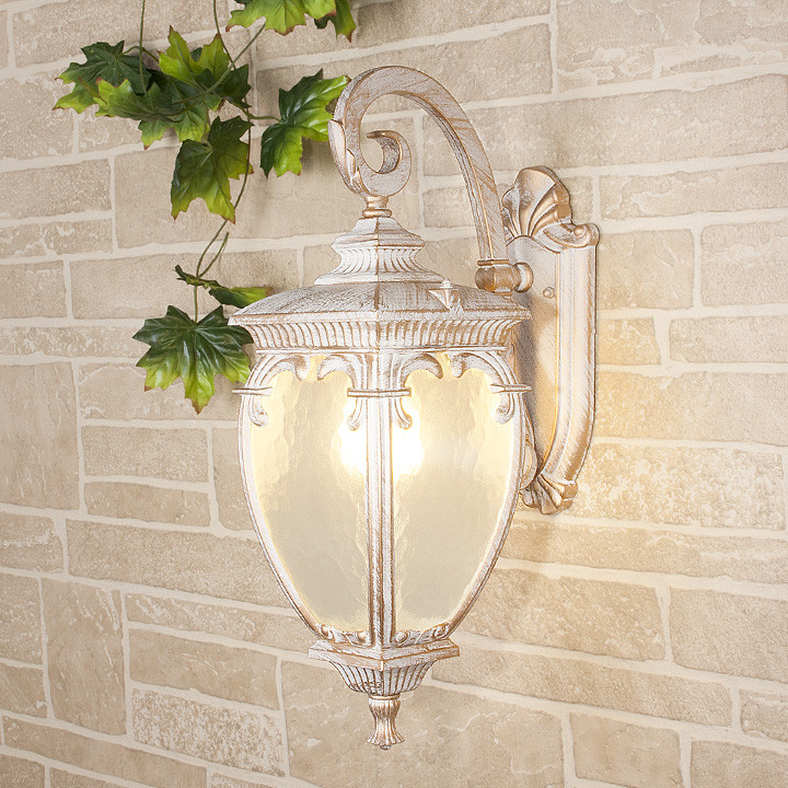 Уличный настенный светильник Andromeda D черное золото IP44 GLYF-8024D фото 1 — Multielectrika