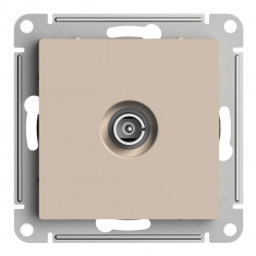 Розетка TV Systeme Electric AtlasDesign оконечная 1DB, песочный &mdash; Multielectrika