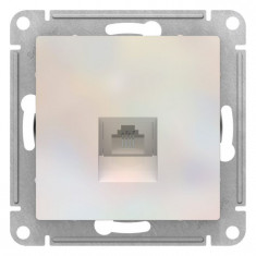Розетка RJ-11 Schneider Electric Atlas Design жемчуг &mdash; Multielectrika