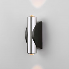 Настенный светодиодный светильник Steel LED черный/сталь 40109/LED чёрный/сталь &mdash; Multielectrika