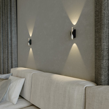 Настенный светодиодный светильник Steel LED черный/сталь 40109/LED чёрный/сталь &mdash; Multielectrika