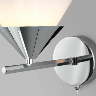 Настенный светильник с плафоном 70138/1 хром — Multielectrika