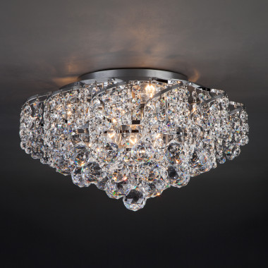 Потолочная люстра с хрусталем 16017/6 хром — Multielectrika