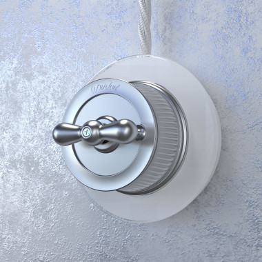 Рамка из стекла на 1 пост белый W0015101 &mdash; Multielectrika