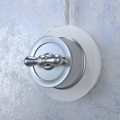 Рамка из стекла на 1 пост белый W0015101 &mdash; Multielectrika