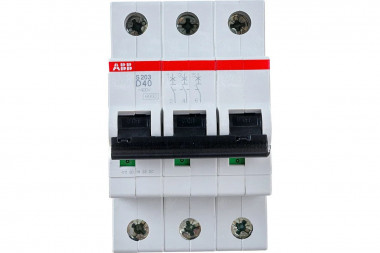 Автоматический выключатель 3-полюсной АВВ S203 D40 — Multielectrika