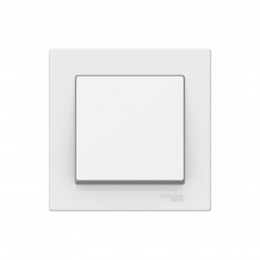 Выключатель одноклавишный Systeme Electric AtlasDesign в сборе с рамкой, 10А, лотос &mdash; Multielectrika
