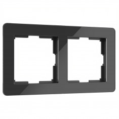 Рамка из акрила на 2 поста Acrylic черный W0022708 &mdash; Multielectrika