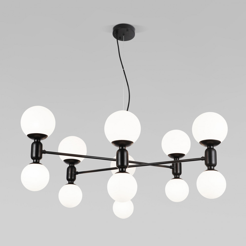 Умная подвесная люстра 30182 черный фото 1 — Multielectrika