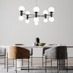 Умная подвесная люстра 30182 черный &mdash; Multielectrika