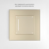 Умный сенсорный выключатель одноклавишный (шампань) W4513011 фото 3 &mdash; Multielectrika