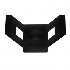 Площадка для крепления стяжки Rexant (ПС-2) 29x15 мм, черная, упаковка 100 шт. &mdash; Multielectrika