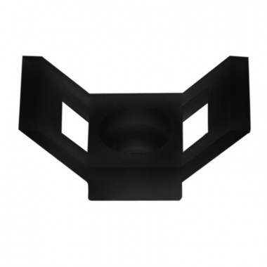 Площадка для крепления стяжки Rexant (ПС-2) 29x15 мм, черная, упаковка 100 шт. — Multielectrika