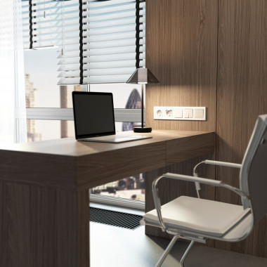 Рамка из поликарбоната на 5 постов Stark белый W0051801 — Multielectrika