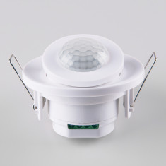 Инфракрасный датчик движения 8м 1200W 360° IP20 SNS-M-12 белый &mdash; Multielectrika