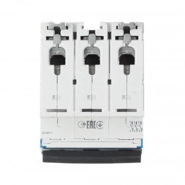 Автоматический выключатель DX-E 6000 - 6 кА - тип характеристики C - 3П - 230/400 В~ - 16 А - 3 модуля — Multielectrika