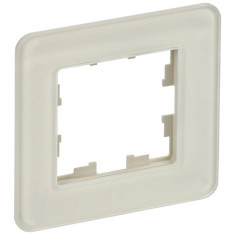 Рамка на 1 пост IEK Brite РУ-1-2-Бр стекло песчаный RE &mdash; Multielectrika